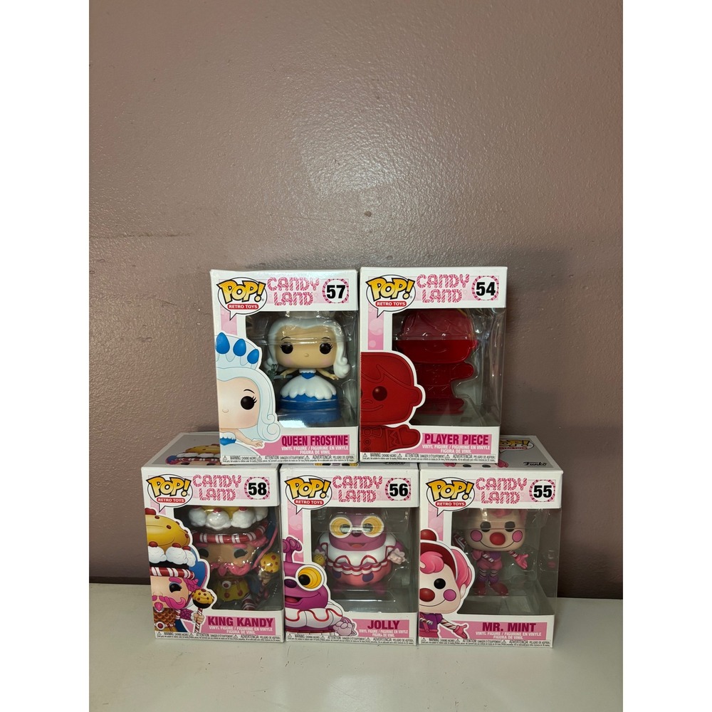 Funko Pop Candy Land Retro Toys Bundle Queen Frostine King Kandy Mr Mint 5 Pack